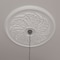 Ekena Millwork Sellek Ceiling Medallion (Fits Canopies up to 9"), 42 1/8"OD x 1 7/8"P, Primed White CM42SK - alternate 7